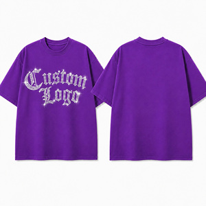Custom Rhinestone <b>Gothic</b> Lettering Oversized Black <b>T</b>-<b>Shirt</b> | Sparkle Crystal Streetwear Graphic Tee | Lightweight 100% Men's - Product Image 3