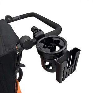 3-in-1 Cup Holder & Phone Stand with Clamp Set for Wheelchairs/Strollers/Senior Chairs/Trailer Lightweight Durable - Product Image 1