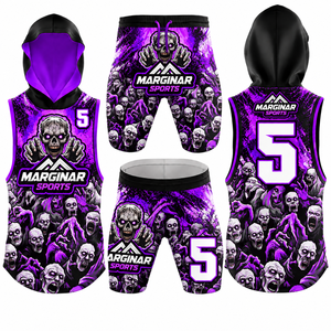 Uniforme Personalizado de Fútbol Americano 7on7 para Adultos, Ropa Deportiva con Absorción de Humedad, Elástica y de Alto Rendimiento con Impresión por Sublimación - Product Image 3