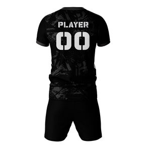 Conjunto de Uniforme de Fútbol Ecológico Personalizado, Malla Sublimada de Primera Calidad, Transpirable, Impermeable, de Secado Rápido, Kit de Entrenamiento para Equipo, Unisex - Product Image 2