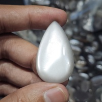 Lote de Cabujones de Piedra Lunar Gris Natural, Lote de Gemas de Formas Mixtas y Tamaños Variados para la Creación de Joyas