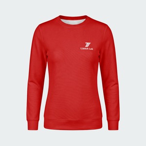 Sweat-shirt universitaire pour femme, col roulé, en polaire respirante, polyester/coton, avec broderie personnalisée sur le devant, style décontracté hiver - Product Image 3