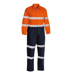 Combinaison de travail haute visibilité respirante, personnalisable avec logo, résistante, conforme aux normes ANSI Classe 2 et EN ISO 20471 Classe 3, réfléchissante - Product Image 5