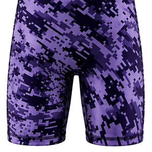 Men Purple Camouflage Sublimated Wrestling Singlet Polyester <b>Athletic</b> Wrestling Uniform Sportswear Match Competition Training - Product Image 6