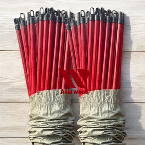 Vietnam Wholesale PVC Plastic Eucalyptus Wood Broom Handle 2 in 1 Rotatable ASIA WOOD Small Factory Price Bulk Packing - Product Image 1