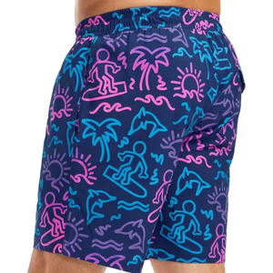 Shorts de Playa para Hombre, Nuevo Diseño, 100% Algodón, Cierre con Cordón, Cintura Alta, Color Sólido, Tejido de Punto Transpirable, con Bolsillos - Product Image 5