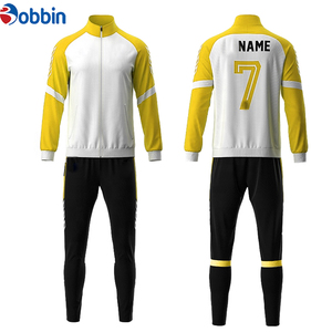 Ensemble d'équipement sportif personnalisé de haute qualité, veste de football unisexe, survêtement 2 pièces, entraînement de football respirant, taille plus - Product Image 3