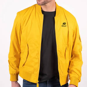 Nouvelle tendance de la mode : veste bomber d'hiver pour hommes, vêtement d'extérieur léger avec des poches pratiques et un design épuré - Product Image 1