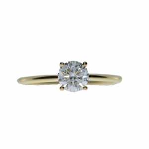 Anillo de Diamante Cultivado en Laboratorio de 1 Quilate en Oro Sólido de 18K |   Anillo de Compromiso y Boda de Lujo con Certificación IGI |   Elegante Joyería Nupcial - Product Image 1