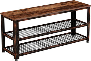 Étagère à chaussures en bois à 3 couches de qualité supérieure organisateur de stockage convertible pour maison hôtel gain de place pour entrée salon placard - Product Image 5