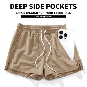 Pantalones Cortos Deportivos de Felpa Francesa para Hombre, con Logotipo Personalizado, Estilo Urbano, con Cordón Ajustable, de Alta Calidad - Product Image 3