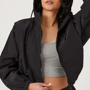 Chaqueta Deportiva Corta NESTA SPORTS, Personalizada, de Nailon, Cortavientos, Ligera, Impermeable, para Correr y Deportes al Aire Libre - Product Image 3