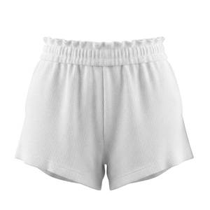 Shorts de Playa para Mujer, Cintura Media, Corte Holgado, Felpa de Poliéster/Algodón, Color Sólido, Lavado Desgastado, Antiarrugas, Secado Rápido, Transpirables - Product Image 1