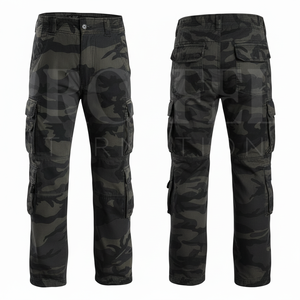 Outdoor Casual All Over Printed Pattern Sublimation Camouflage Cargo <b>Pants</b> <b>Men</b> Cotton Blend Multi Pocket Work OEM Trousers - Product Image 2