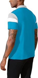 Chemises et T-shirts pour hommes en coton 100% tricoté, avec logo brodé personnalisé, en vente en ligne - Product Image 4