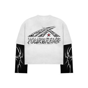 T-shirt d'été vintage personnalisé pour homme 2026, 100 % coton, décontracté, avec imprimé graphique lettres, 300 grammes, sérigraphie - Product Image 3