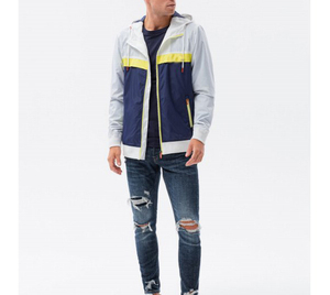 Chaqueta Cortavientos de Nuevo Diseño, Personalizada, de Manga Larga, con Cierre y Logotipo Impreso - Product Image 2