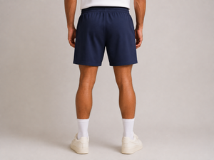 Shorts de sport personnalisés pour hommes, uniforme d'équipe, tissu extensible, taille élastique, évacuation de l'humidité, logos brodés personnalisés, imprimés - Product Image 4