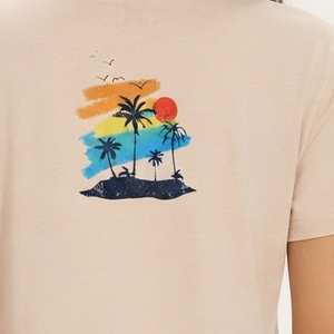 Camiseta con Estampado Gráfico de Moda, Unisex, 100% Algodón, Cuello Redondo, Ecológica, Transpirable, Personalizable, Estilo Urbano - Product Image 4