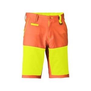 High Visibility Reflective <b>Cargo</b> Safety Shorts Multi Pockets Men's Safety <b>Work</b> wear Construction Shorts - Product Image 3