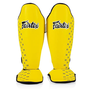 High Quality Muay Thai Kickboxing Training Fairtex Shin Guards Wholesale Customized PU Leather Professional MMA Fairtex Shin Pad - Product Image 5