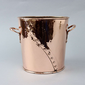 High Quality Copper Ice <b>Buckets</b> Rose Gold for Party for Beverage Tubs Ice <b>Buckets</b> With Ice Tong <b>Cheap</b> Price - Product Image 4