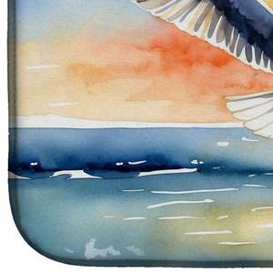 14 X 21\" Multicolor Gull Flying Low Dish <b>Drying</b> <b>Mat</b> Absorbent Countertop Dish Drainer Pad <b>Kitchen</b> Counter <b>Mats</b> & Pads - Product Image 4