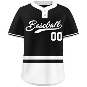 Camiseta de Béisbol Unisex Personalizada, Uniforme Deportivo de Equipo de Poliéster/Algodón Ligero que Absorbe la Humedad, Fabricante y Proveedor OEM ODM - Product Image 4