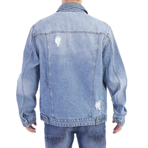 Nueva Chaqueta Vaquera Transpirable y Resistente al Viento, Ecológica, para Hombre, Ropa Casual, Precio Económico al por Mayor, Algodón Orgánico y Spandex - Product Image 4