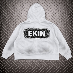 Custom 400 Gsm Zip up Hoodie DTG Printed No <b>String</b> Oversized Distressed French Terry Boxy Dirty Acid Spray Washed Hoodie Men - Product Image 2