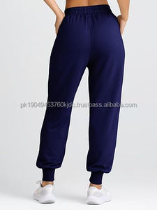 Pantalones rectos informales personalizados Unisex parche bordado frontal plano apilado pierna ancha de talla grande ropa de calle pantalones de chándal para hombres y mujeres - Product Image 4