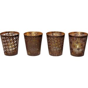 Photophores contemporains en métal aux proportions équilibrées, à la lueur douce et à la sophistication décorative - Product Image 5