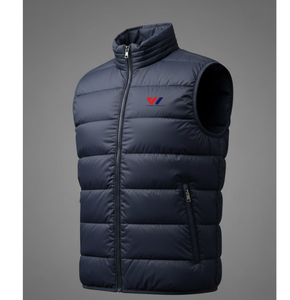 Mens Puffer Vest Quilted Down Alternative Zip Up <b>Gilet</b> Sleeveless Winter Casual Outerwear Casual Windproof Bodywarmer - Product Image 5