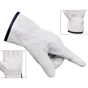 ถุงมือเชื่อมหนังวัวแท้แบบหนา ทนความร้อน สำหรับงานเชื่อม TIG/MIG  แบบแขนยาวเพื่อความปลอดภัย - Product Image 2