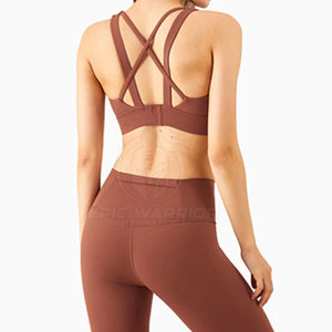 Conjunto de yoga personalizado con MOQ bajo para mujer, ropa deportiva ajustada de alta calidad, conjunto de yoga para mujer. - Product Image 6