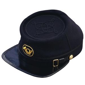 Réplique d'un casquette de chasseur à la carabine américain de la guerre civile américaine, également connue sous le nom de kepi de chasseur à la carabine Berdan - Product Image 2