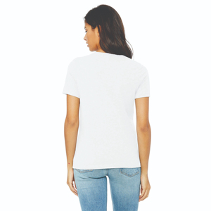 T-shirts à col rond pour femmes, en coton doux, décontractés, confortables, respirants, à porter au quotidien, pour les voyages d'été et le style urbain - Product Image 2
