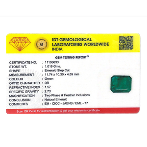 Natural Zambian Emerald 5.08 Carat Loose Gemstone Emerald Cut for Fine Jewelry - Product Image 4