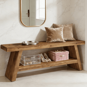 Nuovo Modello: Panca Portascarpe in Legno Massello - Product Image 6