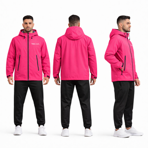 Chaqueta Impermeable Unisex de Alta Calidad con Cierre, Diseño Personalizado para Hombre, Cortavientos, Transpirable, de una Sola Capa, para Otoño - Product Image 5