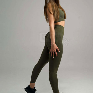 Conjunto de Compresión para Mujer, Tejido Elástico de Soporte, Ropa Deportiva para Gimnasio, Entrenamiento, Fitness, Running - Product Image 3
