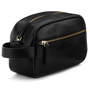 Sacs cosmétiques en cuir élégants multi-poches avec fermeture éclair, nouveau design, prix raisonnables, possibilité de personnaliser le logo. - Product Image 3