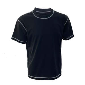 T-shirt homme 100% coton, col rond, coupe ample, surpiqûres contrastées, style oversize, décontracté - Product Image 6