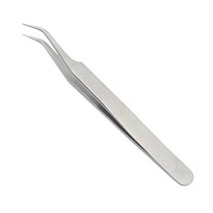Pinzas Quirúrgicas de Acero Inoxidable Morje para Pestañas, Juego de 2 Piezas, Puntas Finas Curvas y Rectas, 10 mm de Longitud, Modelo MS-ET-0007, Perfectas - Product Image 5
