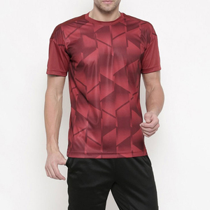 Nouveauté T-shirt de fitness à séchage rapide, sublimation, logo personnalisé imprimé, prix de gros, t-shirts de sublimation pour hommes - Product Image 1