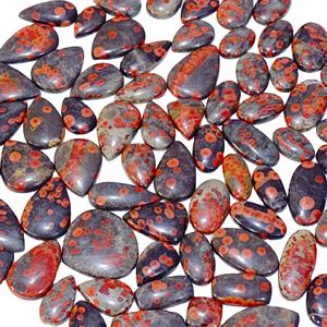 AAA + meilleure qualité naturelle mexicaine arachide obsidienne lâche pierre précieuse mélange forme Cabochon pierre précieuse en vrac pour la fabrication de bijoux - Product Image 1
