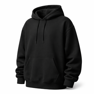 Proveedor de Sudaderas Extra Grandes Negras Personalizadas al por Mayor, 100% Algodón - Servicios OEM Disponibles - Product Image 3