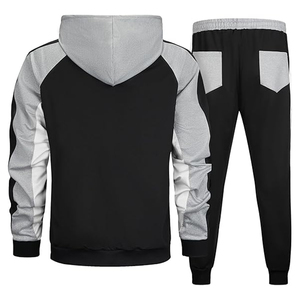 Conjunto Deportivo de Algodón para Hombre, Sudadera con Capucha y Pantalones Deportivos, Ropa Casual para Correr, Uso Diario Cómodo - Product Image 2