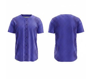 Fournisseur en gros d'uniformes de baseball personnalisés |   Kit de baseball d'équipe avec logo et numéros personnalisés |   Base en polyester respirant - Product Image 6