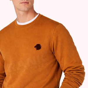 Sweat-shirts basiques pour hommes en coton mélangé, marque privée, faible MOQ - Product Image 4